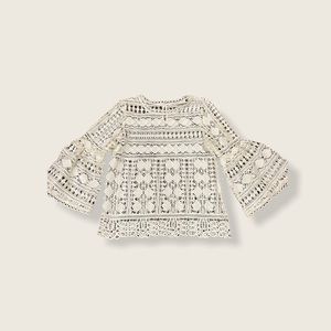 Ellison lace bell sleeve blouse